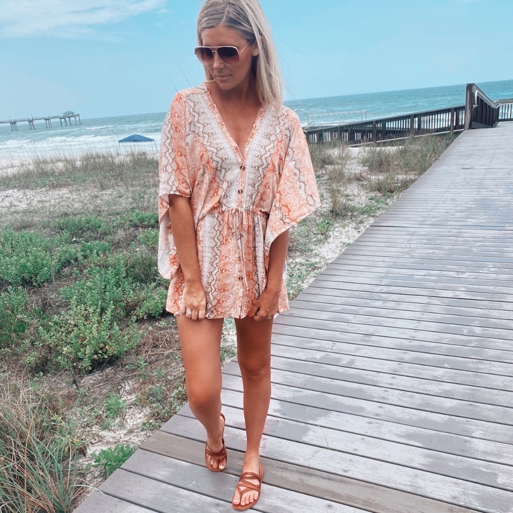 SNAKE SKIN BOHO KIMONO